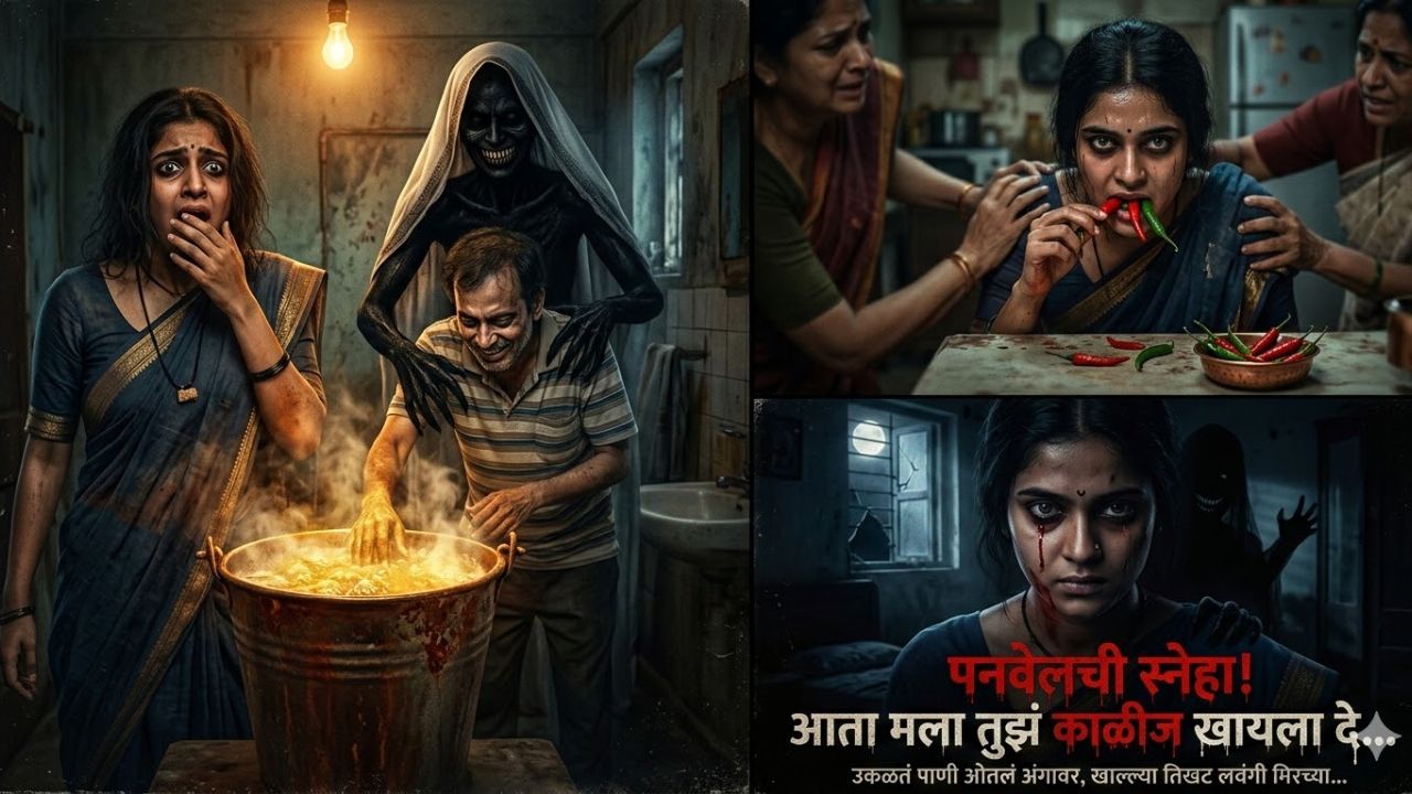 Horror Story : पनवेलची स्नेहा! आता मला तुझं काळीज खायला दे… उकळतं पाणी ओतलं अंगावर, खाल्ल्या तिखट लवंगी मिरच्या…