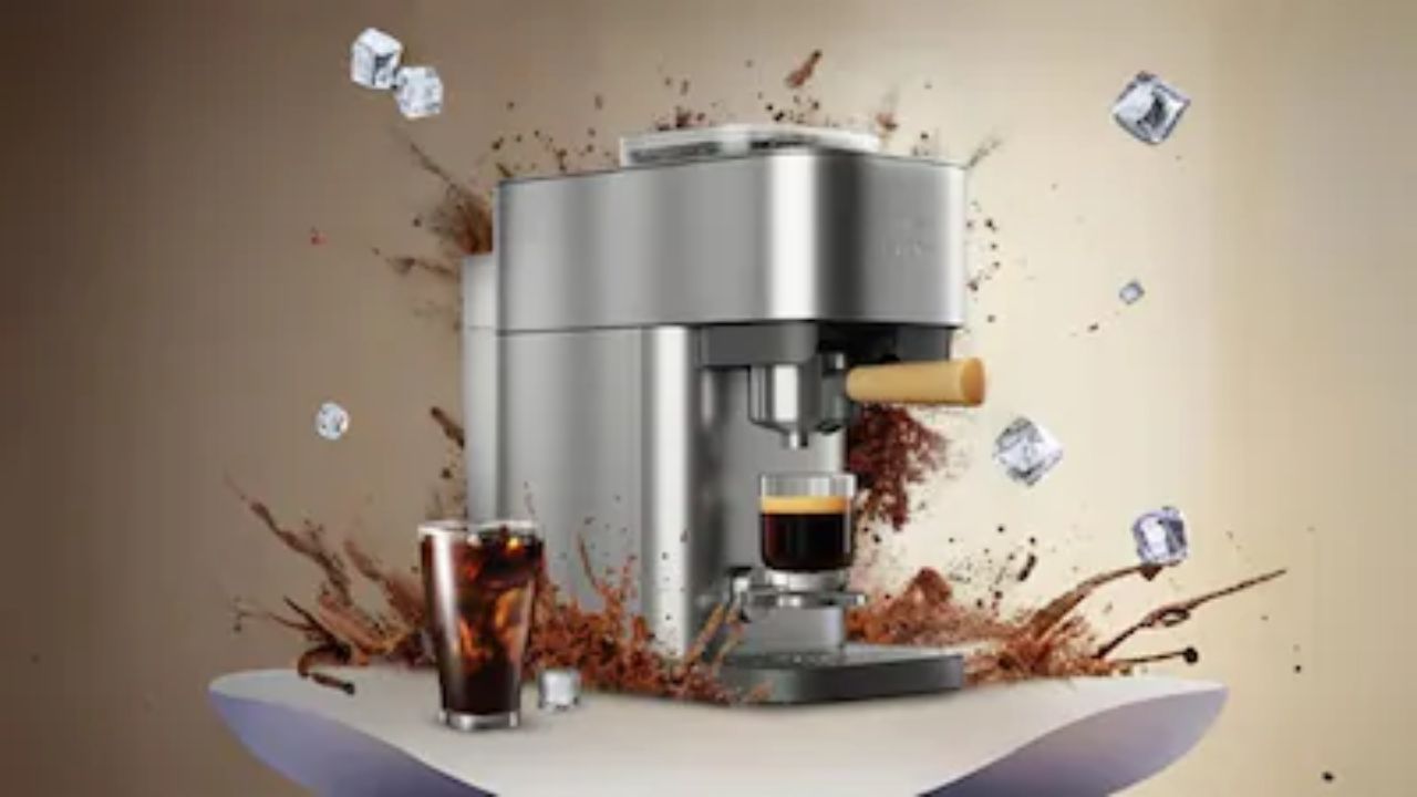 Philips Coffee Machine : कॉफी मशीन फिलिप्स बॅरिस्टिना बार प्रो ५००! १००% सिरॅमिक डिस्क ग्राइंडर