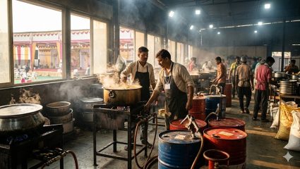 Nashik News: लॉन्सचालकांनी शोधला डिझेल भट्टीचा पर्याय; मागणी वाढल्याने चारपटीने झाली दरवाढ