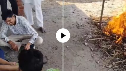 अरे बापरे! आज्जा मेला अन् पुतण्यानं जळत्या चितेसमोर लावला पत्त्यांचा डाव… धक्कादायक घटनेचा Video Viral