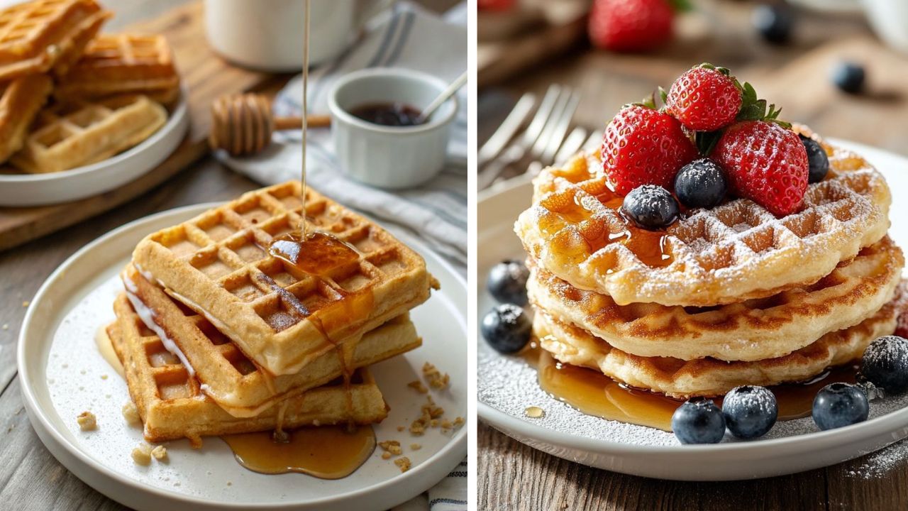 Recipe : नाश्ता होईल आणखी मजेदार, घरी बनवा कॅफे स्टाईल ‘वॉफल’, लहानच काय तर मोठेही होतील खुश