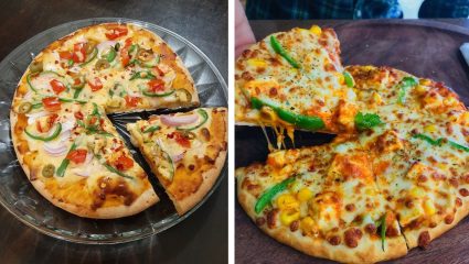 Recipe : लहान मुलं सारखी पिझ्झाचा हट्ट करतायेत? मग विकतचा नको, घरीच बनवा हेल्दी ‘रव्याचा पिझ्झा’