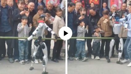 चीनमध्ये पब्लिक शोमध्ये डान्स करताना रोबोटने लहान मुलाच्या कानशिलात हाणली, नक्की घडलं काय? Video Viral