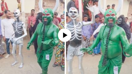 वरातीत नाचण्यासाठी भाड्याने मिळत आहेत भुतं, पाहून भीत नाही पण हसू नक्कीच येईल; मजेदार Video Viral