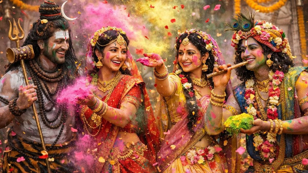Holi 2026 : नरसिंह, विष्णू ते श्रीकृष्ण; होळीला कोणत्या देवतांची करावी आराधना?