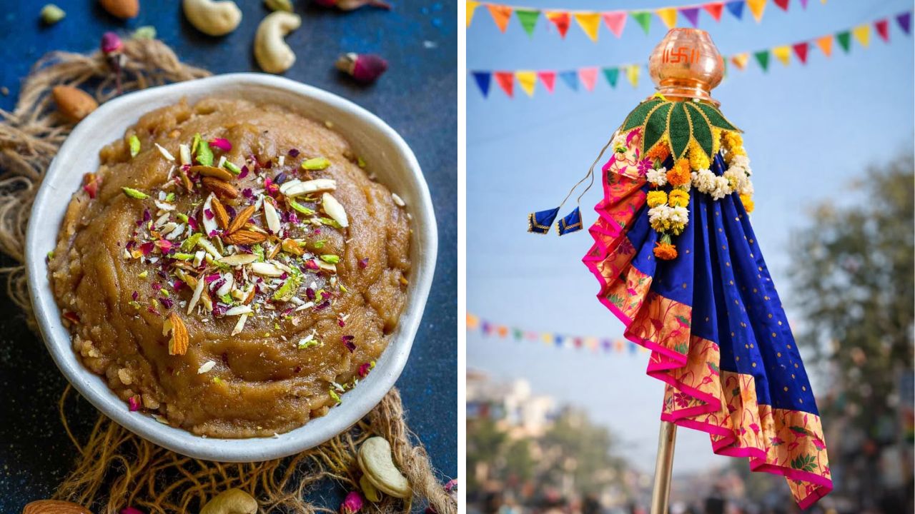 Gudi Padwa 2026 : सणानिमित्त थोडा वेळ काढा, झटपट घरी बनवा ‘गव्हाच्या पिठाचा हलवा’, तोंडात टाकताच विरघळेल…