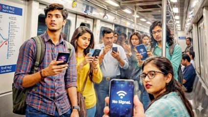 करार रद्दचा परिणाम! मेट्रो एक्वा लाईनवर मोबाईल सेवा बंद, प्रवाशांची मोठी गैरसोय