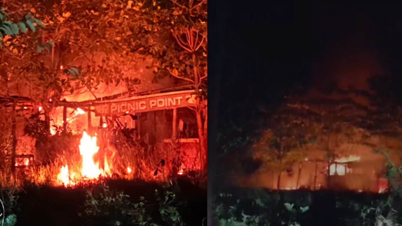 Ratnagiri News : अपघात की घातापाताचा कट? खाडीकिनारी असलेल्या हॉटेलला भीषण आग