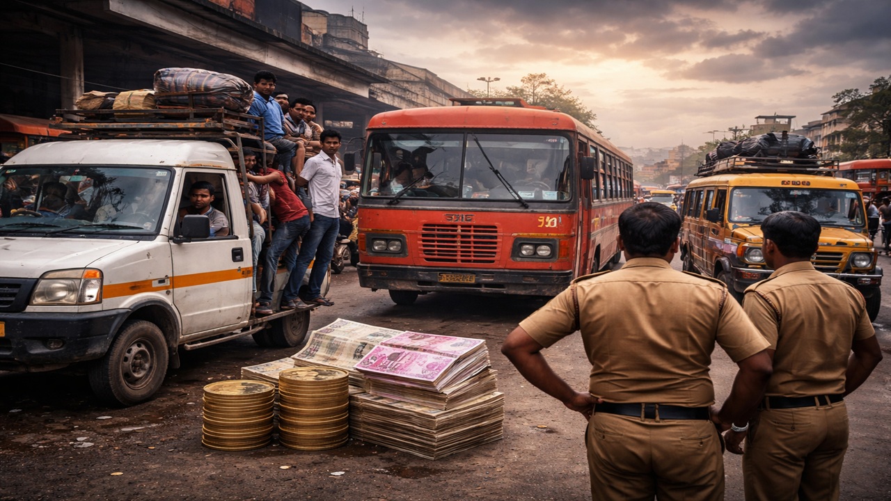 MSRTC News : राज्यातील अवैध वाहतुकीमुळे एसटी संकटात? अधिकाऱ्यांच्या भूमिकेवर प्रश्नचिन्ह