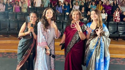 ‘तिघी’ चित्रपटाला प्रेक्षकांचा भरभरून प्रतिसाद; चित्रपटाच्या कलाकारांना भेटून प्रेक्षक भावुक