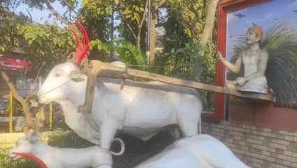 Vasai : संतापजनक ! वसई बाजार परिसरातील शेतकरी शिल्पाची अज्ञातांकडून तोडफोड