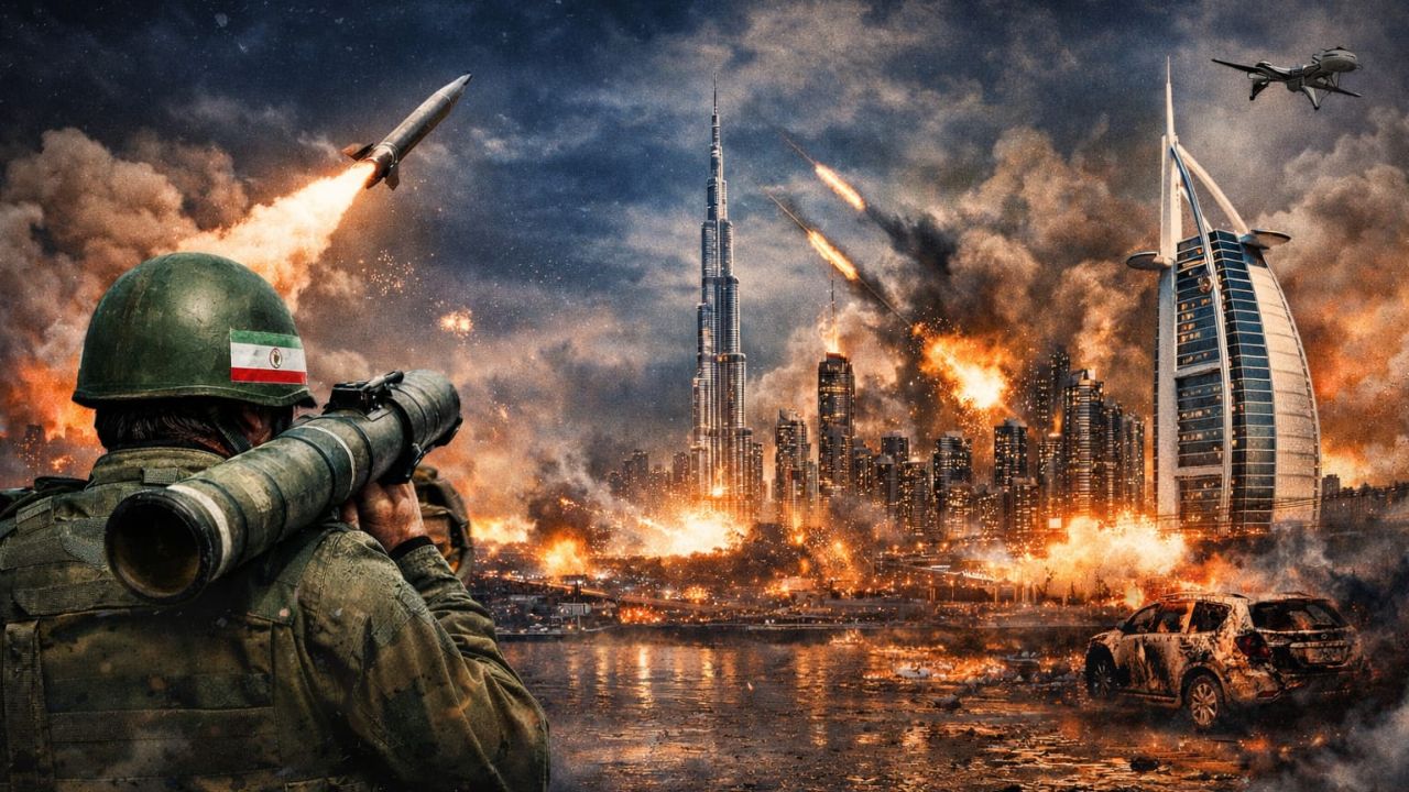 Iran Israel युद्धात दुबईचा बळी! अमेरिकेन सैन्य नसतानाही दुबईला का केलं लक्ष्य? धक्कादायक कारण उघडकीस