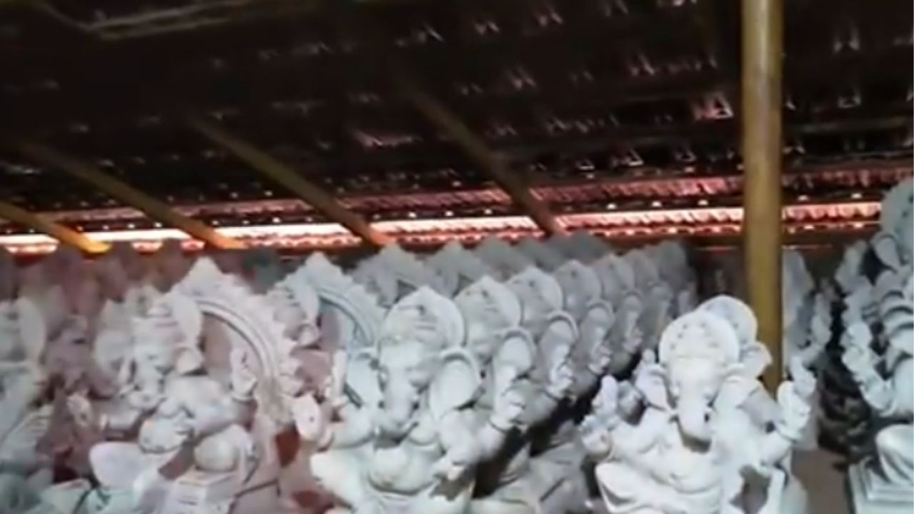 RATNAGIRI : युद्धजन्य परिस्थितीमुळे गणेश मूर्तीची निर्यात ठप्प, मूर्तिकार अडचणीत