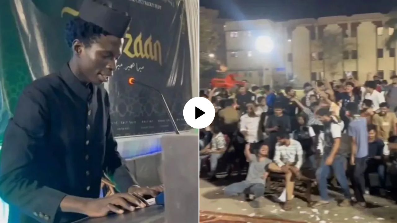 3 Idiots स्टाईलमध्ये स्पीच! आफ्रिकन विद्यार्थ्याच्या भाषणाने विद्यार्थी प्रेक्षक हसून लोटपोट, Video Viral