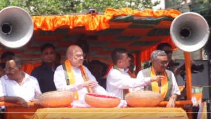 अमित शाहांच्या ‘रोड शो’ने फिरणार वारे? ममता दीदींच्या घराजवळ रॅलीला हिंसक वळण, चपला फेकल्या अन्..