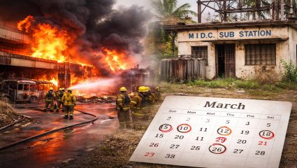 Amravati जिल्ह्यात १५ महिन्यात ७०४ आगीच्या घटना, मार्च महिन्यात सर्वाधिक घटना; MIDC तील उपकेंद्र १० वर्षांपासून बंद