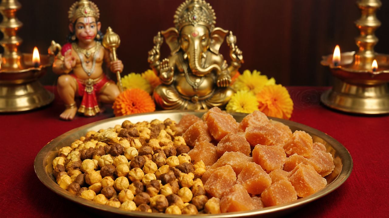 Astro Tips: देवाला गूळ फुटाणे अर्पण करण्यामागे काय आहे धार्मिक परंपरा, जाणून घ्या