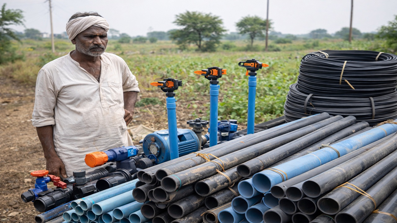 Farmers News: आखाती तणावाचा फटका शेतीला; सिंचन साहित्यांच्या दरात झपाट्याने वाढ