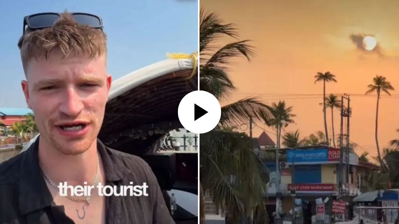 भारताला रिब्रॅंडिंगची गरज! केरळचे सौंदर्य पाहून परदेशी पर्यटक झाला फिदा, केलं तोंडभरुन कौतुक VIDEO VIRAL