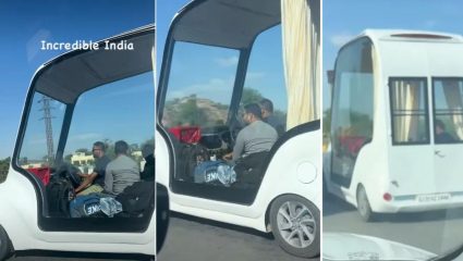 पठ्ठ्यानं कारला ‘असं’ मॉडिफाय केलं की भले भले इंजिनियरही होतील फेल; गुजरातच्या या कारची होतेय जोरदार चर्चा, Video Viral