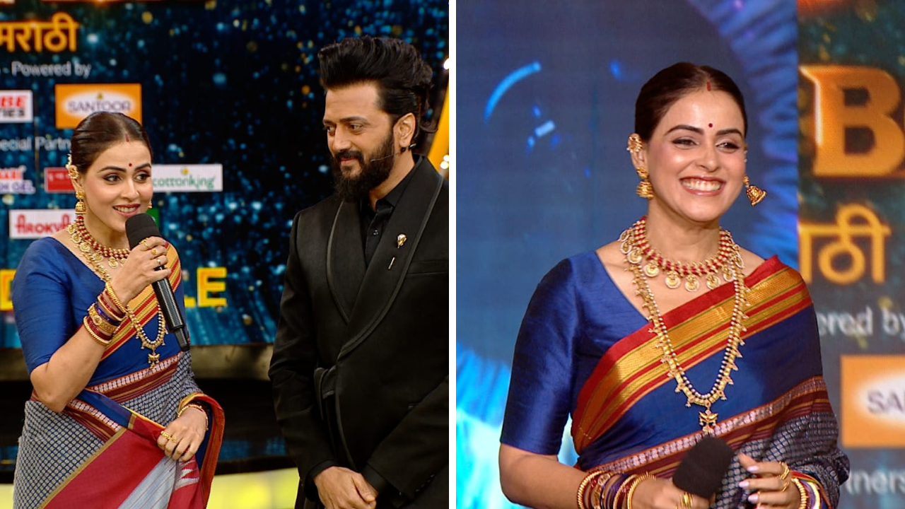 Bigg Boss Marathi Grand Finale: महाराष्ट्राच्या वहिनींचा ‘मराठमोळा’ साज, स्टेजवर रितेशला ‘अहो’ म्हणाली जेनेलिया अन्…