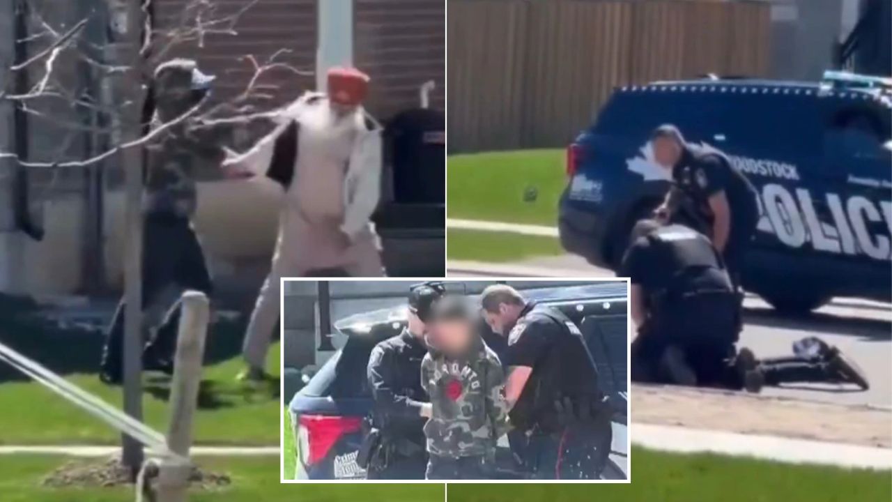 Canada Sikh Attack: कॅनडात शीख वृद्धावर भीषण वंशद्वेषी हल्ला! भररस्त्यात शिवीगाळ अन् धक्काबुक्की; आरोपीला पोलिसांनी ठोकल्या बेड्या