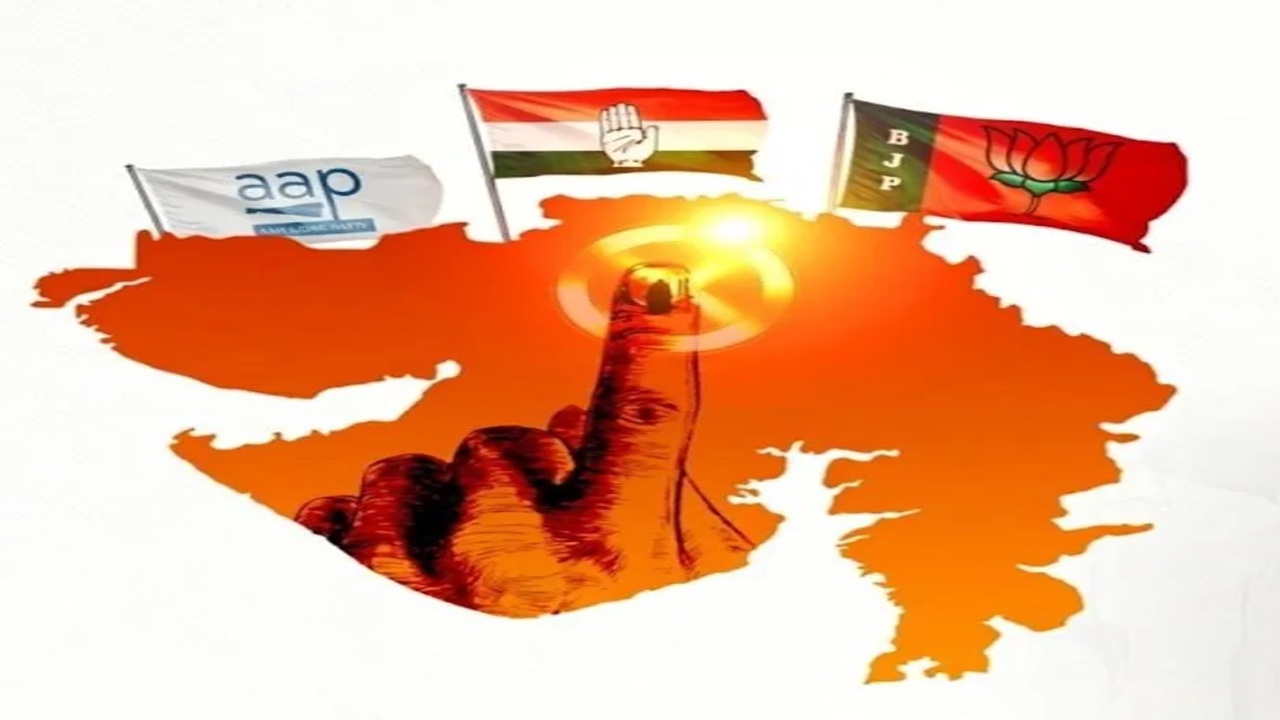 Gujarat Local Body Election : गुजरातमध्ये आज 2027 ची ‘सेमीफायनल’ रणधुमाळी; AAP चे 5 हजारांहून अधिक उमेदवार, BJP-काँग्रेसशी थेट लढत