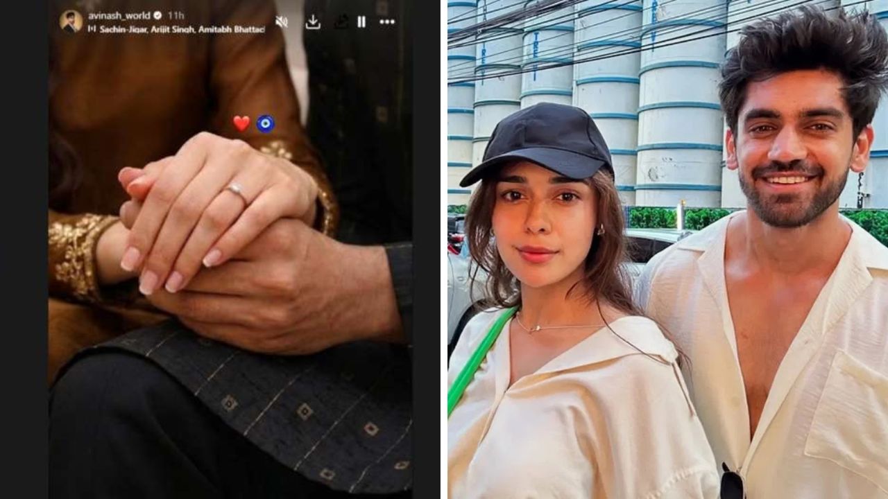 ईशा सिंह आणि अविनाश मिश्राने गुपचूप उरकला साखरपुडा? व्हायरल फोटोमुळे चर्चांना उधाण