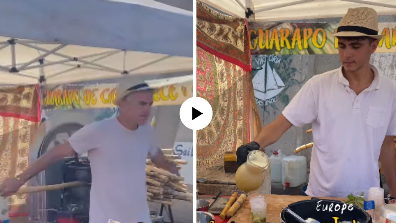 उसाचा रस थेट सातासमुद्रापार पोहोचला; एका ग्लासची किंमत ऐकून व्हाल थक्क, VIDEO VIRAL