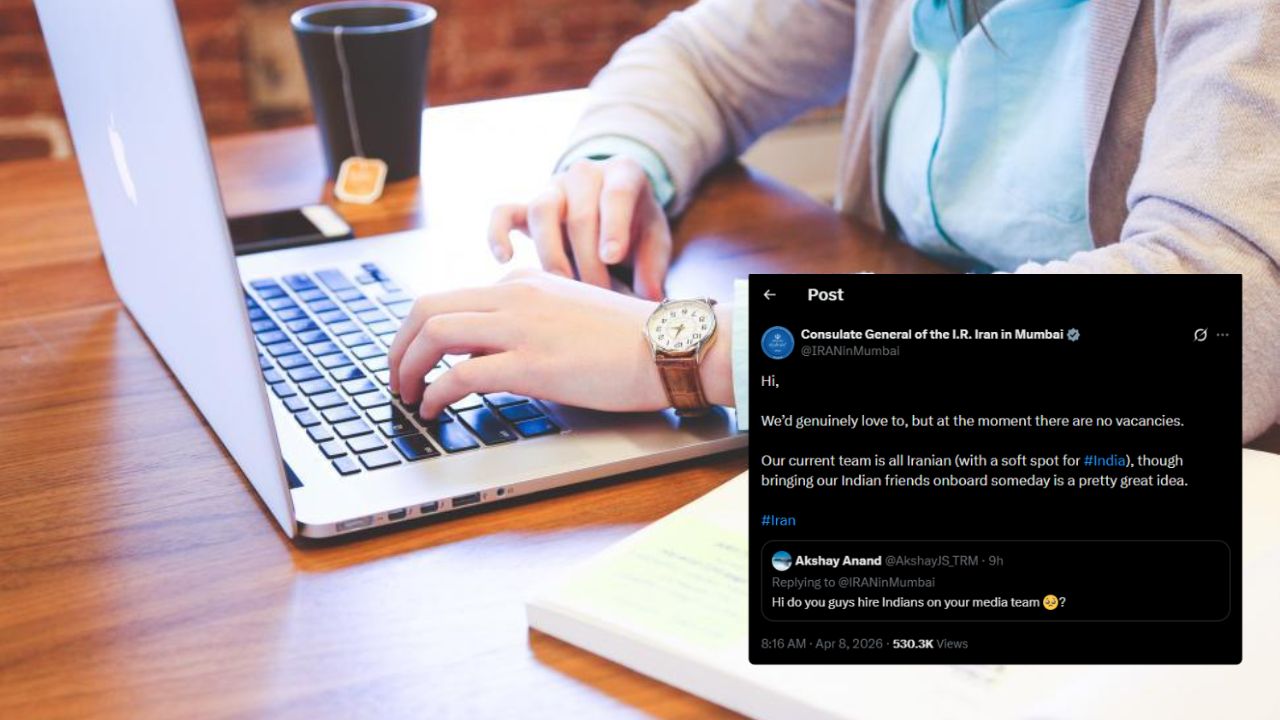 नोकरी मिळेल का? तरुणाने थेट इराणी दूतावासाला केला प्रश्न; मिळालेल्या उत्तराने जिंकली भारतीयांची मने