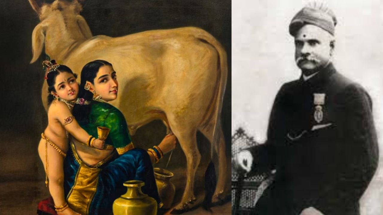 Raja Ravi Varma Painting : मातृत्वाचे अनोखे रुप; राजा रवि वर्मा यांच्या यशोदा अन् बालकृष्णाच्या ‘या’ चित्राचा महाभारताशी संबंध