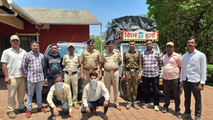 Satara News : विनापरवाना खैर लाकूड तस्करीवर महाबळेश्वर वन विभागाचा घाव; दोन जण ताब्यात