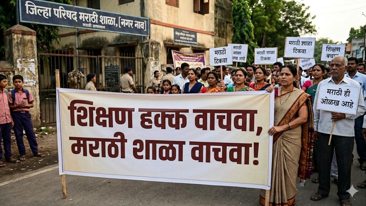 Educational News:  मराठी शाळा बंद पाडण्याचा शासनाचा डाव;  नेमकं काय आहे प्रकरण?