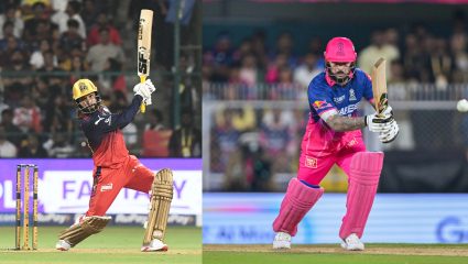 RCB VS RR Live: पाऊस गेला अन टॉस झाला; होम ग्राऊंडवर रियान परागने घेतला ‘हा’ निर्णय