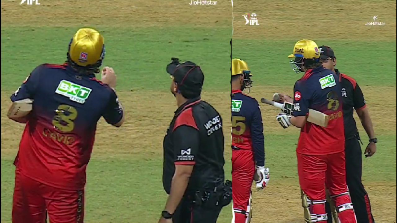 हे काय घडलं? Tim David ला ‘ती’ मस्ती नडणार; थेट अंपायरशी घेतला पंगा; पहा Viral Video