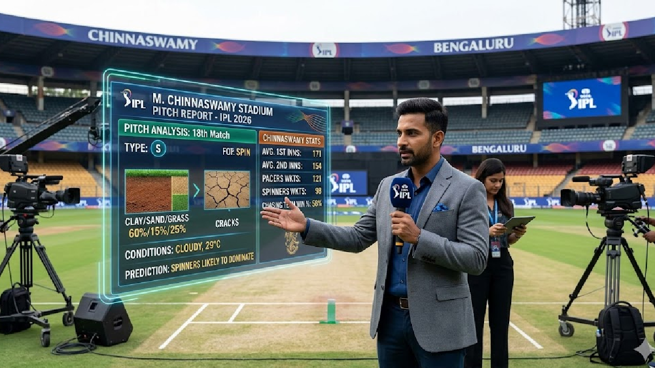 GT Vs RCB Pitch Report: गुजरात अन् बंगलोरला खुणावतेय ‘ते’ स्थान; एम. चिन्नास्वामीवर कॉन मारणार बाजी?