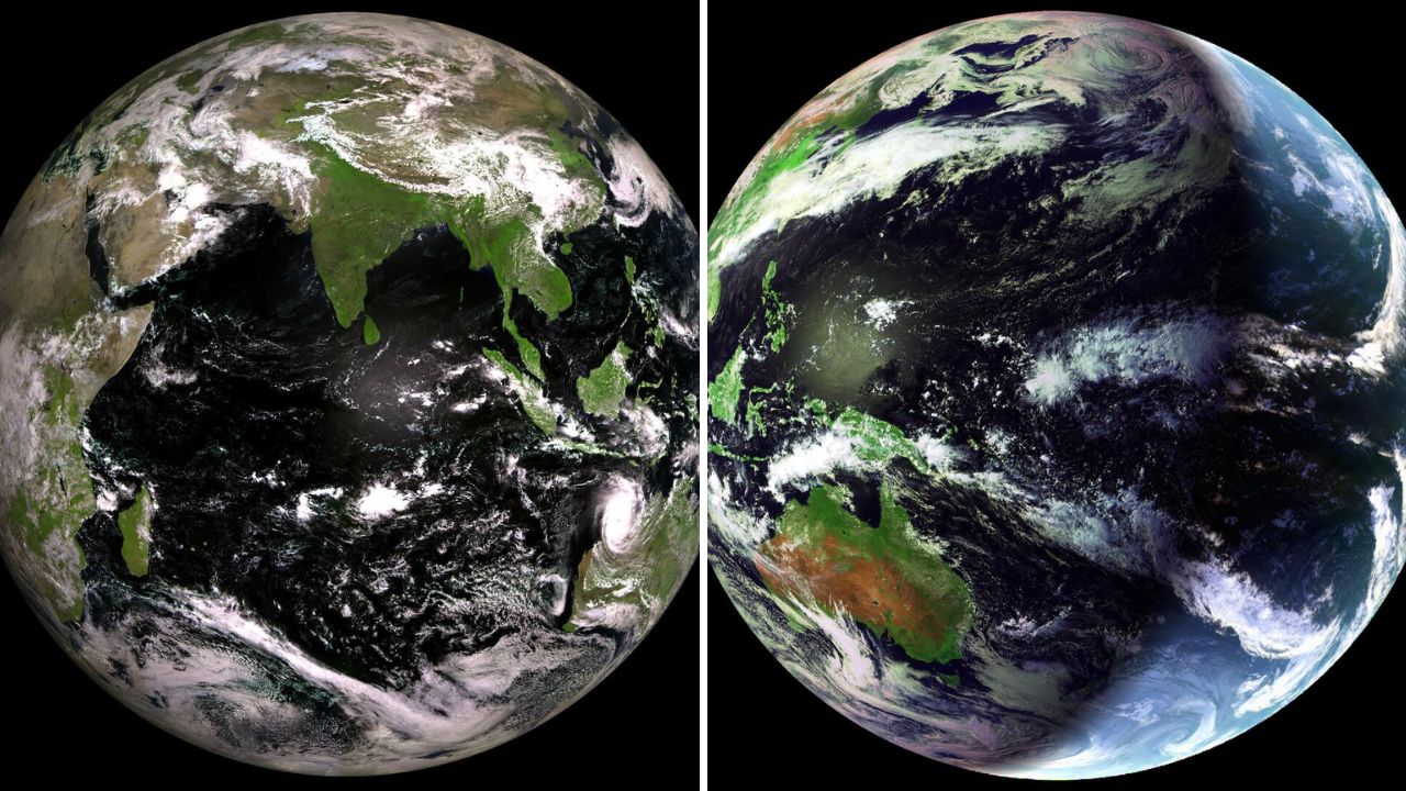 ३६,००० किलोमीटर उंचीवरून रशियाच्या इलेक्ट्रो-एलने टिपली पृथ्वी! अंतराळातून दिसतोय भारत हिरवागार