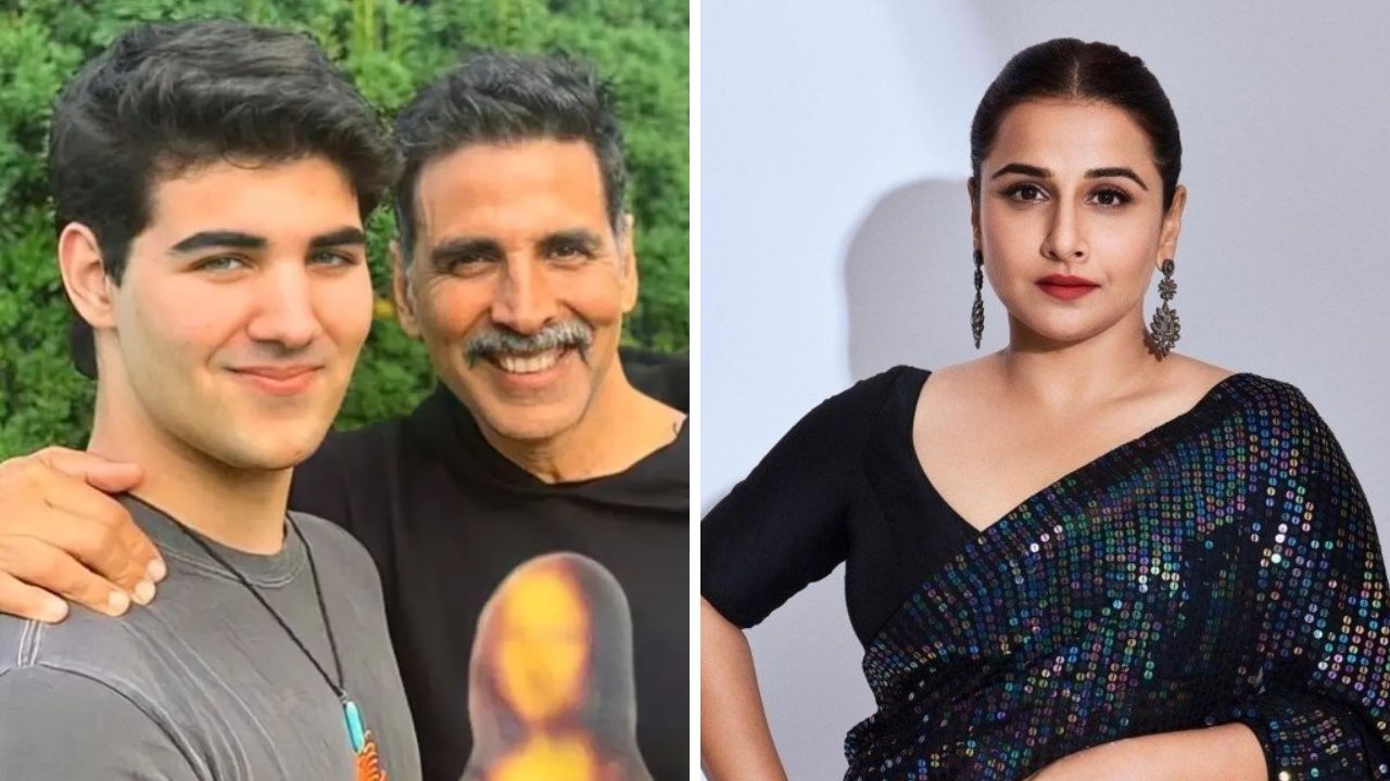 Akshay Kumar च्या लेकाला 6 वर्षांपर्यंत Vidya Balan ची वाटायची भिती, खुलासा करत म्हणाला, “तिच्या डोळ्यात…”