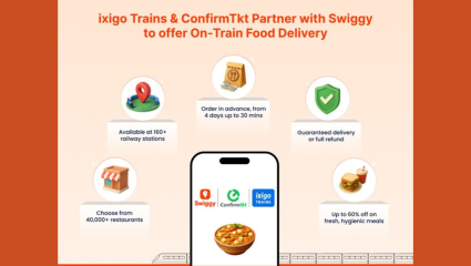 आता ट्रेनमध्ये मिळणार तुमच्या आवडीचं जेवण; Ixigo,Confirmtkt ची Swiggy सोबत भागीदारी