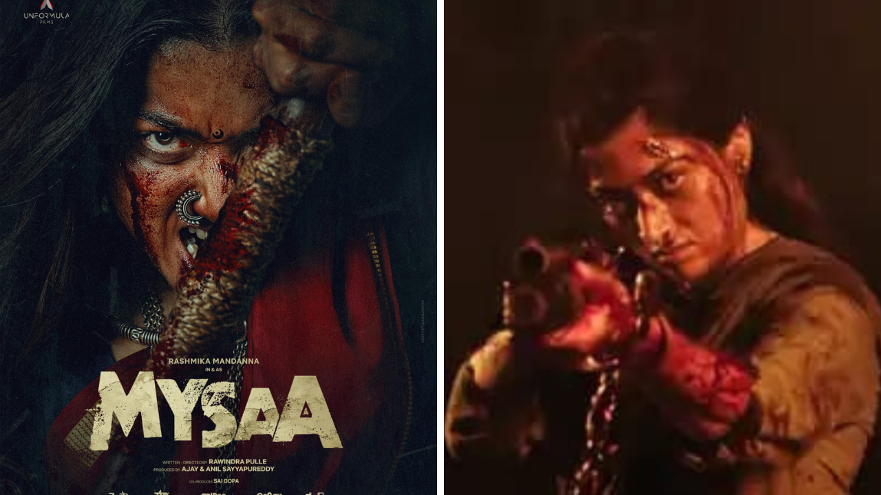 घातक अदांनी घायाळ करणारी आता अ‍ॅक्शन अंदाजात, Rashmika Mandannaच्या ‘मैसा’च्या थ्रिलर धमाक्याला सुरुवात