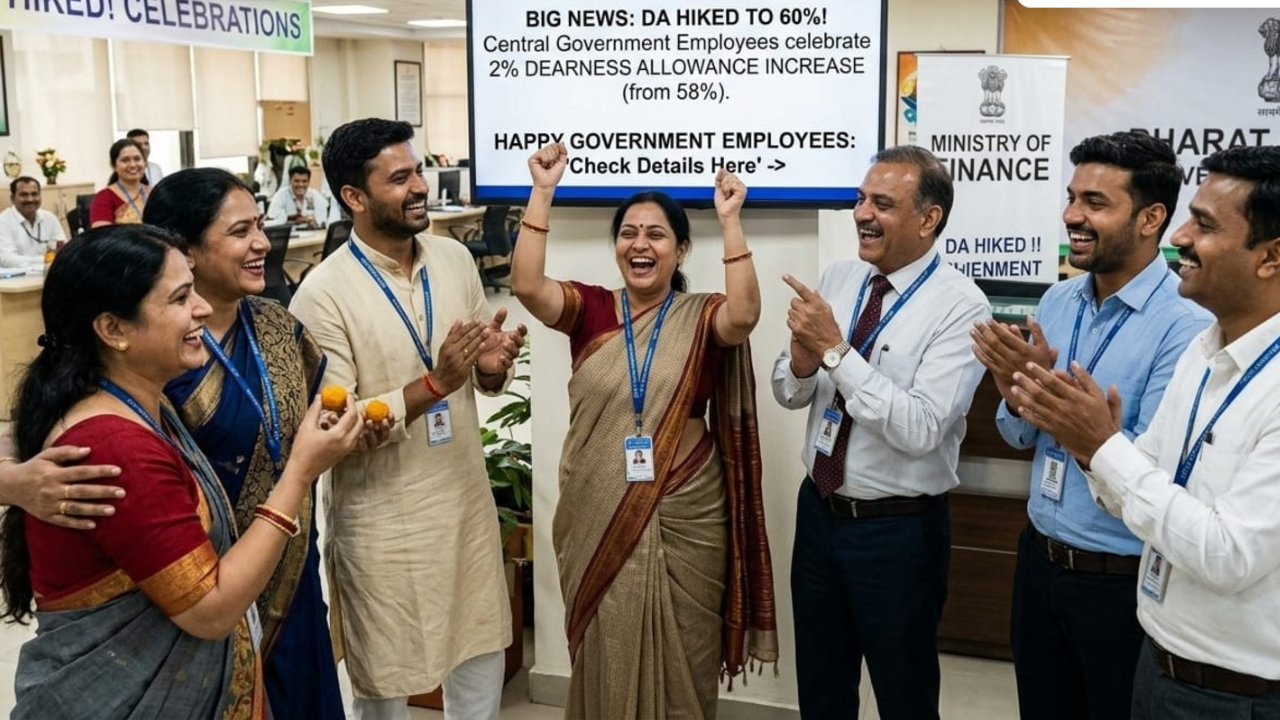 DA Hike Calculation : 60% महागाई भत्ता लागू! 20000, 30000 आणि 40000 बेसिक Sallary असणाऱ्यांचा किती वाढणार पगार?