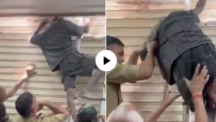 इन्स्टंट कर्मा! चोरी करायला गेला अन् जन्मभराची अद्दल घडली, पाहा नेमकं काय घडलं पठ्ठ्यासोबत? Video Viral