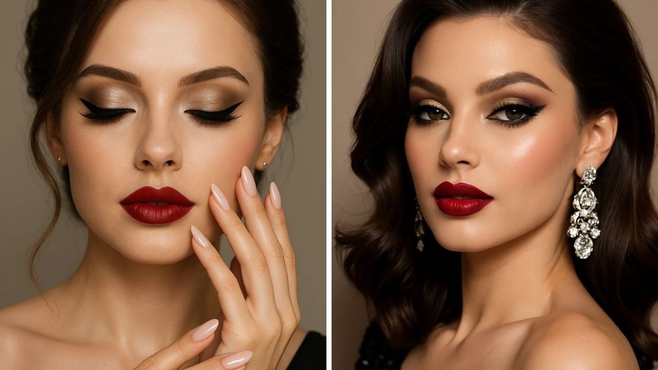 काळा आणि लाल रंगाचे कॉम्बिनेशन नेहमीच उठावदार दिसते. यामुळे आकर्षक, दर्जेदार आणि आत्मविश्वासपूर्ण लूक मिळतो. त्यामुळे चेरी रेड, ब्राईट रेड, रुबी रेड आणि क्रिमसन रेड यांसारख्या विविध लाल रंगाच्या शेड्स तुम्ही काळ्या ड्रेस किंवा साडीवर लावू शकता. 