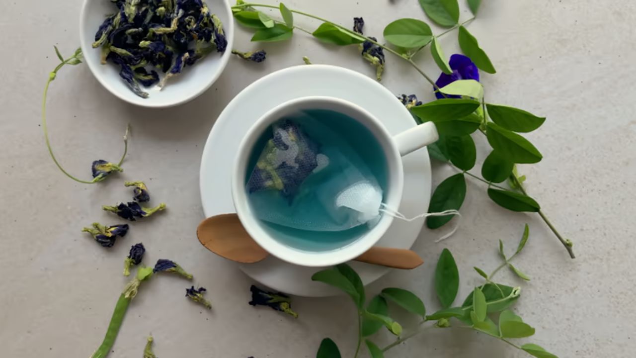 कॅफ़िनमुक्त ब्लू टी शरीरासाठी खूप जास्त फायदेशीर आहे. यामध्ये असलेले अँटीऑक्सिडंट्स आणि इतर पोषक घटक शरीर आतून मजबूत बनवण्यास मदत करतात.