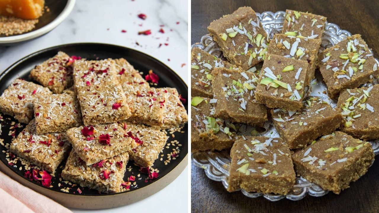 जेवणानंतर गोड पदार्थ खाण्याची इच्छा होते? १० मिनिटांमध्ये बनवा पौष्टिक शेंगदाणा खोबऱ्याची वडी, नोट करुन घ्या पदार्थ