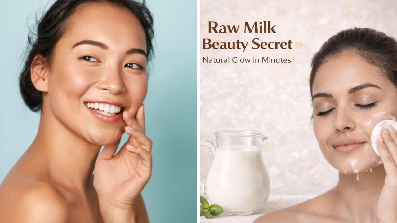 Skin Care Tips: कच्च्या दुधाने ५ मिनिटं नियमित चेहऱ्यावर करा मसाज, आठवडाभर त्वचेवर येईल चमकदार ग्लो