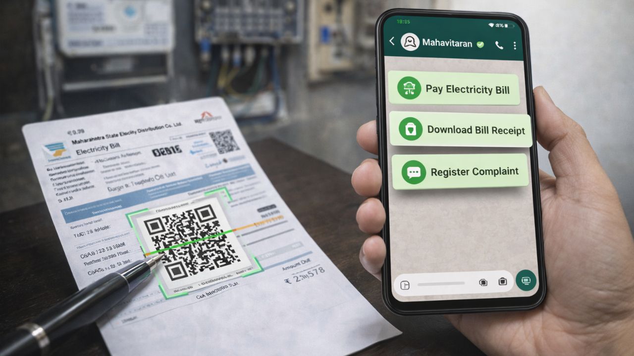 महावितरणची हाय-टेक झेप! आता WhatsApp वरूनच भरा वीजबिल, पावती आणि तक्रार निवारणही घरबसल्या; वाचा सविस्तर प्रक्रिया