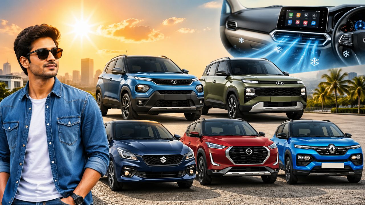 Summer Cooling Cars: उन्हाळ्याचा तडाखा! 10 लाखांच्या आत खरेदी करा ‘कूल’ फीचर्सवाल्या ‘या’ 5 शानदार कार; पाहा संपूर्ण लिस्ट