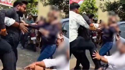 Pune News: पुण्यात माणुसकीला काळीमा! कर्जदार दांपत्याला बँक एजंटकडून लाथाबुक्क्यांनी अमानुष मारहाण; Video Viral