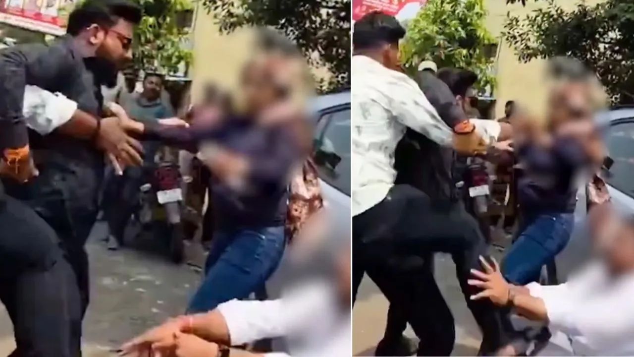 Pune News: पुण्यात माणुसकीला काळीमा! कर्जदार दांपत्याला बँक एजंटकडून लाथाबुक्क्यांनी अमानुष मारहाण; Video Viral